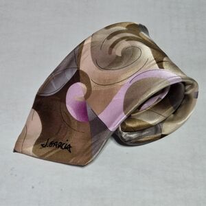 J. Garcia Tie 100% Silk "Emerging Elephant" Pen & Ink Collection Artist Proof #2